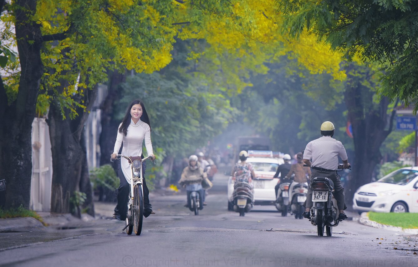 Vẻ đẹp của mùa thu Hà Nội khiến bao người lưu luyến